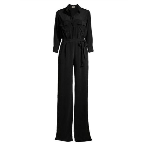 L'AGENCE Black Jumpsuit - Picture 1 of 7